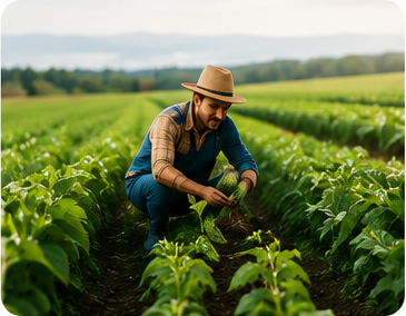 Projeto de agricultura sustent&aacute;vel